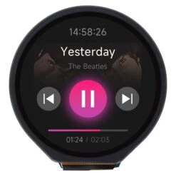 1.28" Round Touchscreen LCD Display Module -Electronic Accessories Store 1 28 round touchscreen lcd display module the pi hut wav 24155 40393501638851