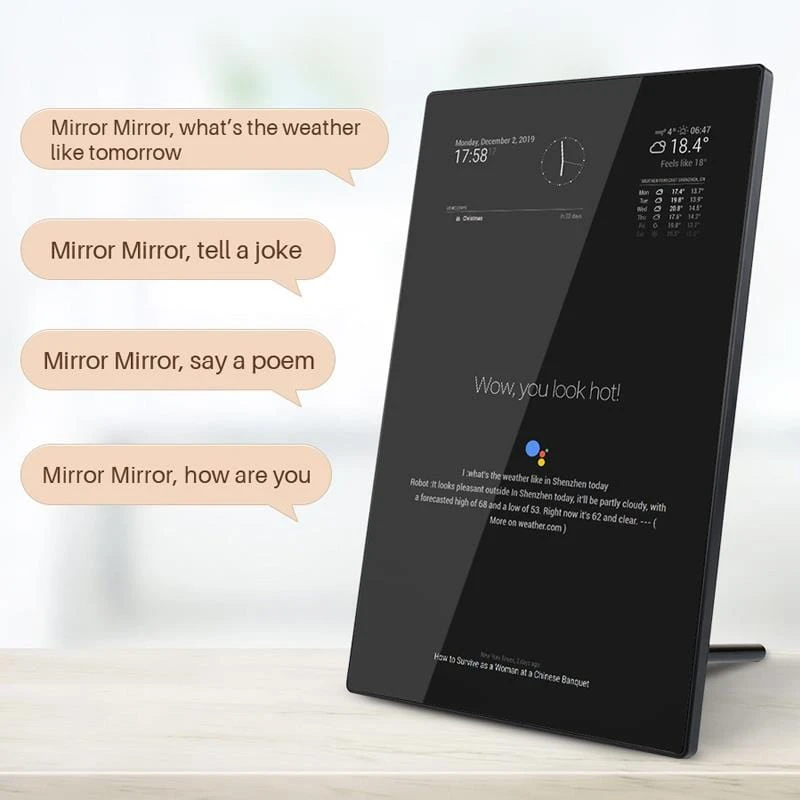 13.3" Magic Mirror (with Built-in Raspberry Pi 3A+) 4 13.3" Magic Mirror (with Built-in Raspberry Pi 3A+) - Image 2