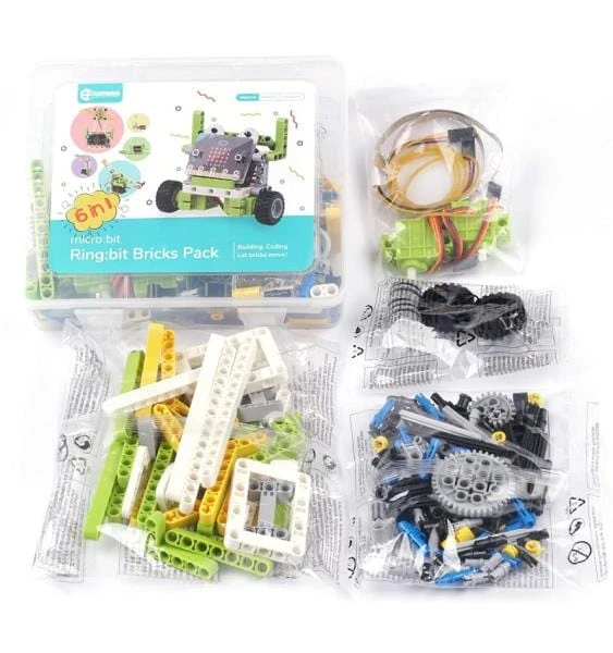 6-in-1 Ring:bit Bricks Pack For Micro:bit (Building Brick Compatible) 4 6-in-1 Ring:bit Bricks Pack For Micro:bit (Building Brick Compatible) - Image 2