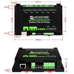 8 Channel Ethernet Relay Module -Electronic Accessories Store 8 channel ethernet relay module waveshare wav 24964 40940362399939