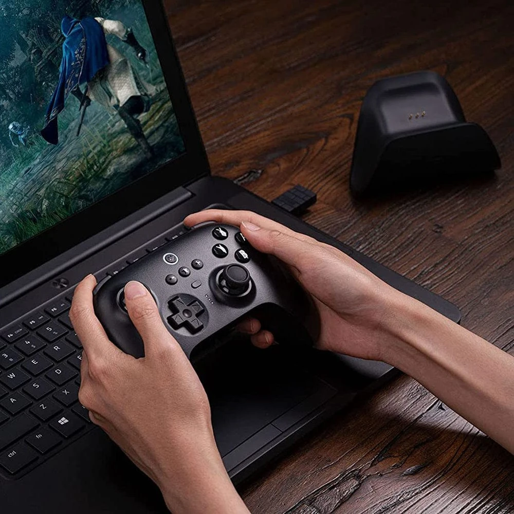 8BitDo Ultimate Bluetooth & 2.4G Controller With Charging Dock - Black 11 8BitDo Ultimate Bluetooth & 2.4G Controller With Charging Dock - Black - Image 9