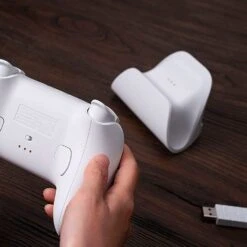 8BitDo Ultimate Bluetooth & 2.4G Controller With Charging Dock - White -Electronic Accessories Store 8bitdo ultimate bluetooth 2 4g controller with charging dock white 8bitdo 105326 40014339047619
