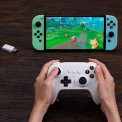 8BitDo Ultimate Bluetooth & 2.4G Controller With Charging Dock - White -Electronic Accessories Store 8bitdo ultimate bluetooth 2 4g controller with charging dock white 8bitdo 105326 40014339080387