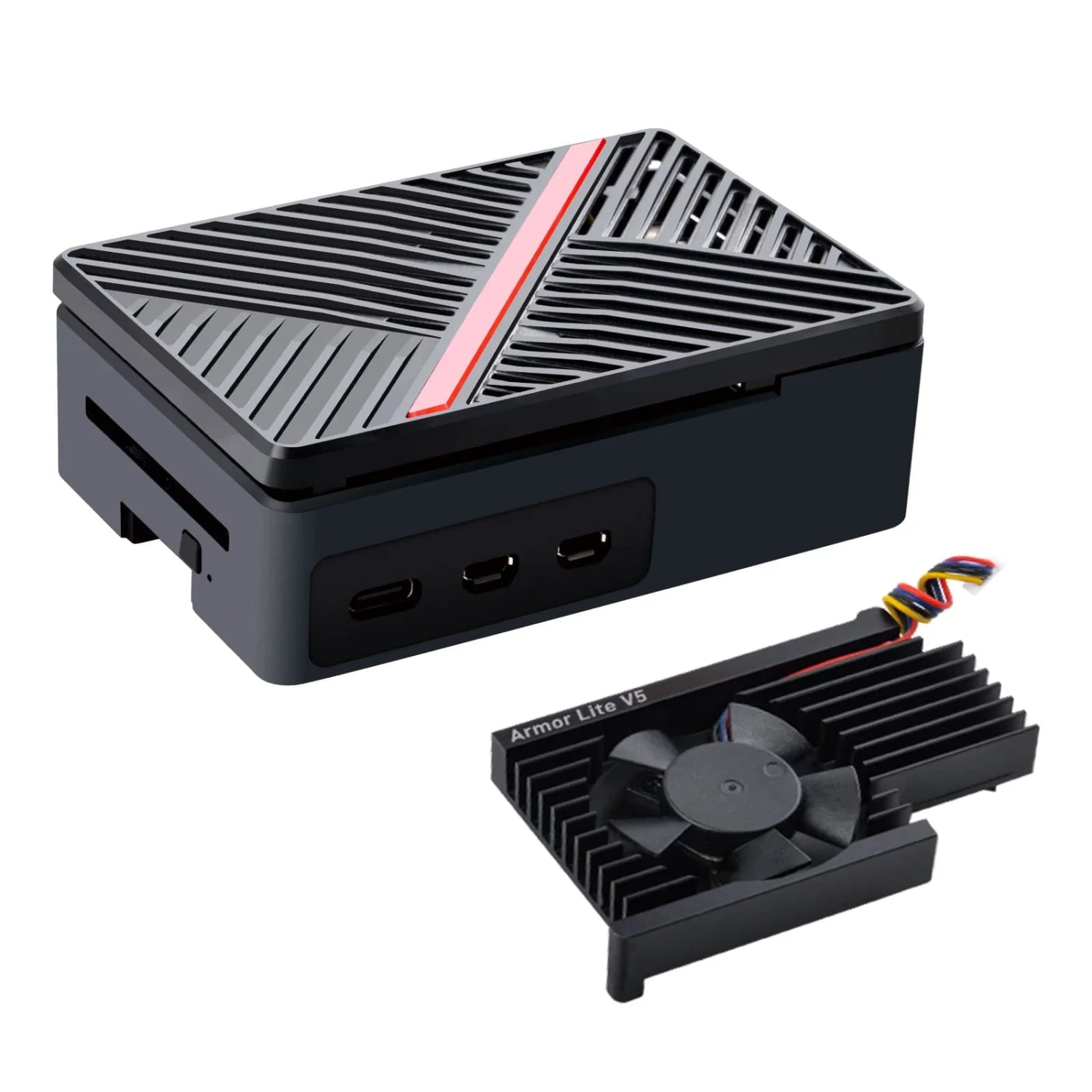 ABS Fan Case For Raspberry Pi 5 6 ABS Fan Case For Raspberry Pi 5 - Image 4