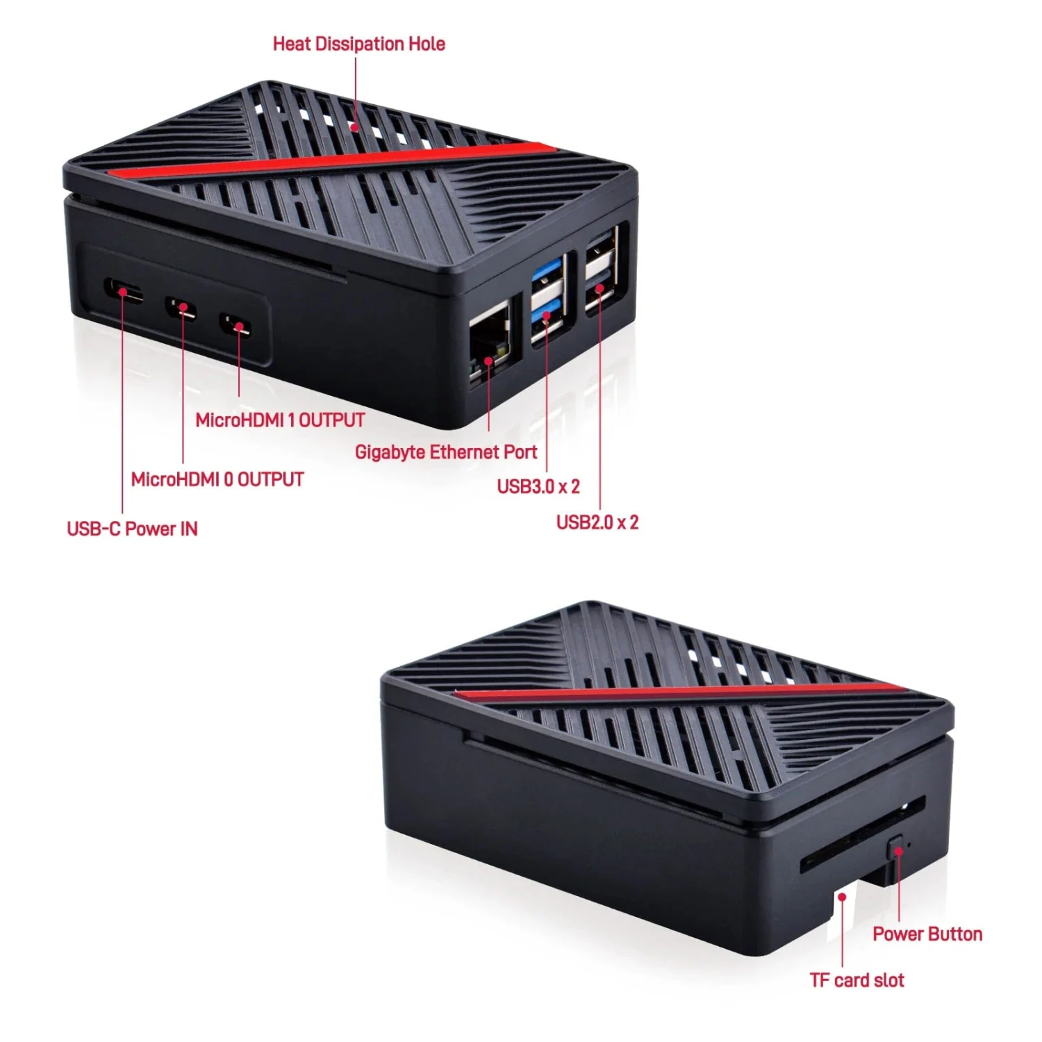 ABS Fan Case For Raspberry Pi 5 5 ABS Fan Case For Raspberry Pi 5 - Image 3