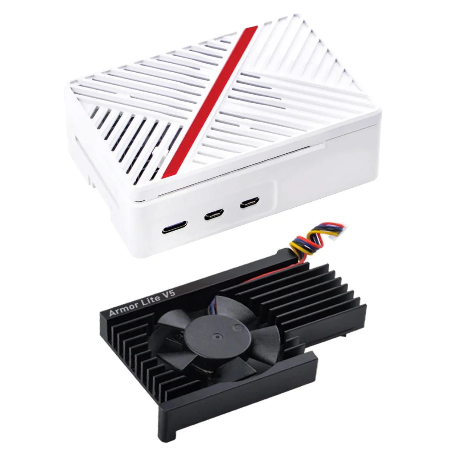 ABS Fan Case For Raspberry Pi 5 10 ABS Fan Case For Raspberry Pi 5 - Image 8