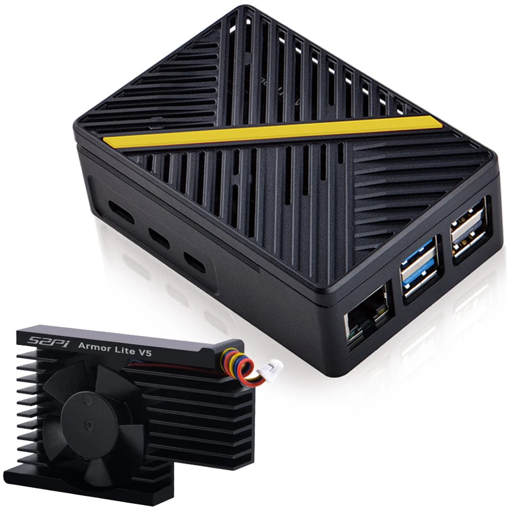 ABS Fan Case For Raspberry Pi 5 3 ABS Fan Case For Raspberry Pi 5