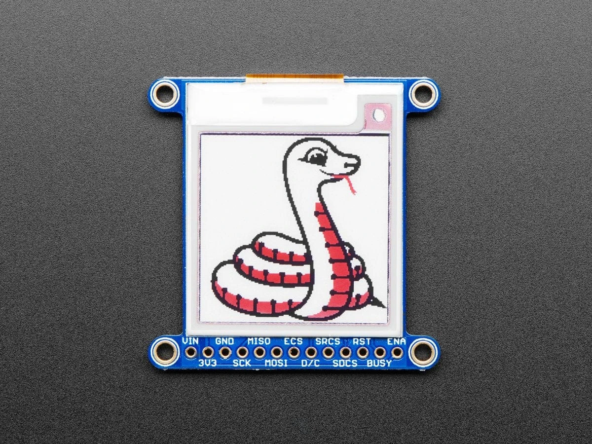 Adafruit 1.54" 152x152 Tri-Color EInk / EPaper Display With SRAM (152x152 With IL0373) 3 Adafruit 1.54" 152x152 Tri-Color EInk / EPaper Display With SRAM (152x152 With IL0373)