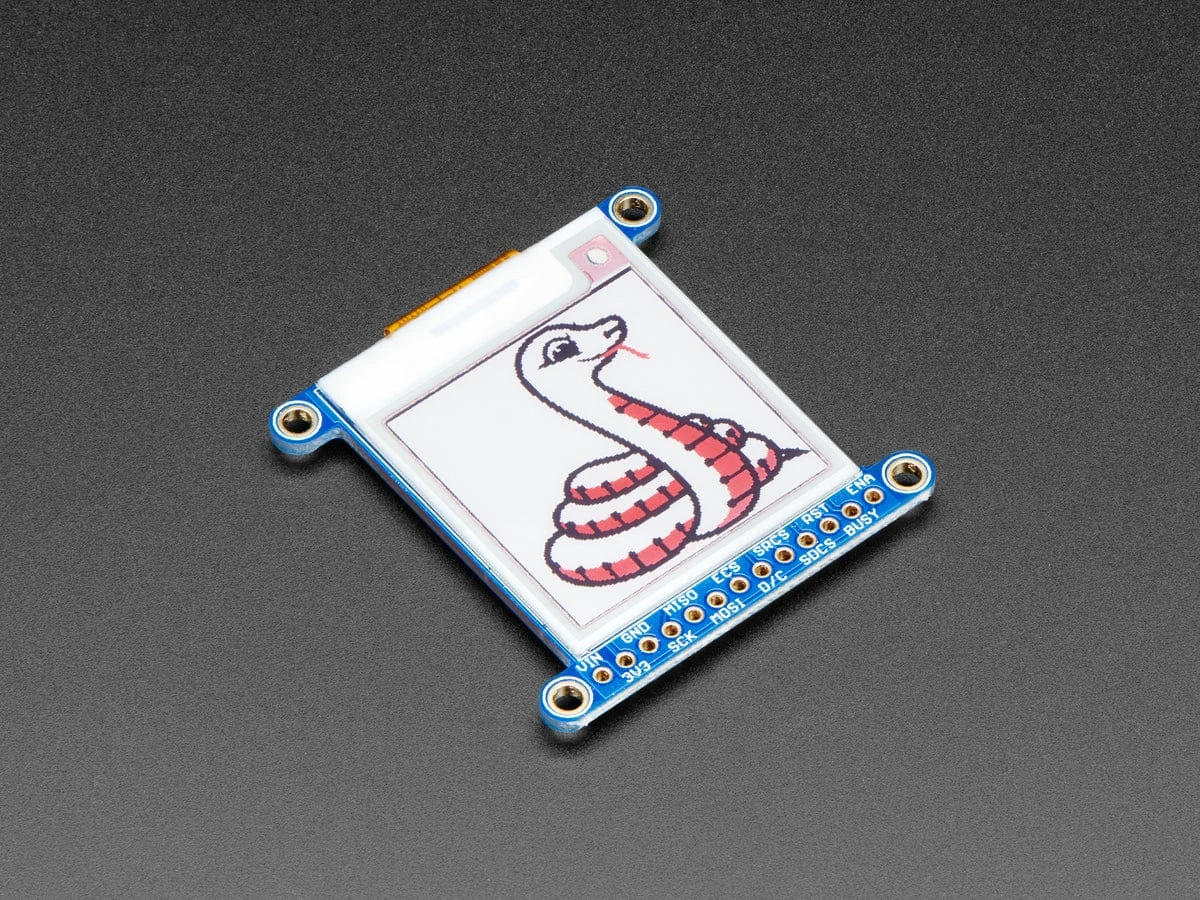 Adafruit 1.54" 152x152 Tri-Color EInk / EPaper Display With SRAM (152x152 With IL0373) 4 Adafruit 1.54" 152x152 Tri-Color EInk / EPaper Display With SRAM (152x152 With IL0373) - Image 2