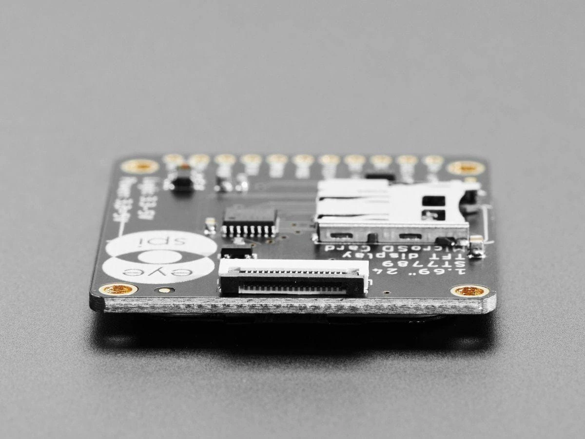 Adafruit 1.69" 280x240 Round Rectangle Color IPS TFT Display (ST7789) 7 Adafruit 1.69" 280x240 Round Rectangle Color IPS TFT Display (ST7789) - Image 5