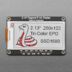 Adafruit 2.13" 250x122 Tri-Color EInk / EPaper Display With SRAM - SSD1680 Driver 9 Adafruit 2.13" 250x122 Tri-Color EInk / EPaper Display With SRAM - SSD1680 Driver -Electronic Accessories Store adafruit 2 13 250x122 tri color eink epaper display with sram ssd1680 driver adafruit ada4947 40348592210115