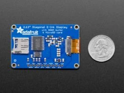 Adafruit 2.13" Monochrome EInk / EPaper Display With SRAM (250x122 Monochrome) -Electronic Accessories Store adafruit 2 13 monochrome eink epaper display with sram 250x122 monochrome adafruit ada4197 28610456092867