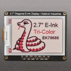 Adafruit 2.7" Tri-Color EInk / EPaper Display With SRAM (Red Black White) -Electronic Accessories Store adafruit 2 7 tri color eink epaper display with sram red black white adafruit ada4098 41231047000259