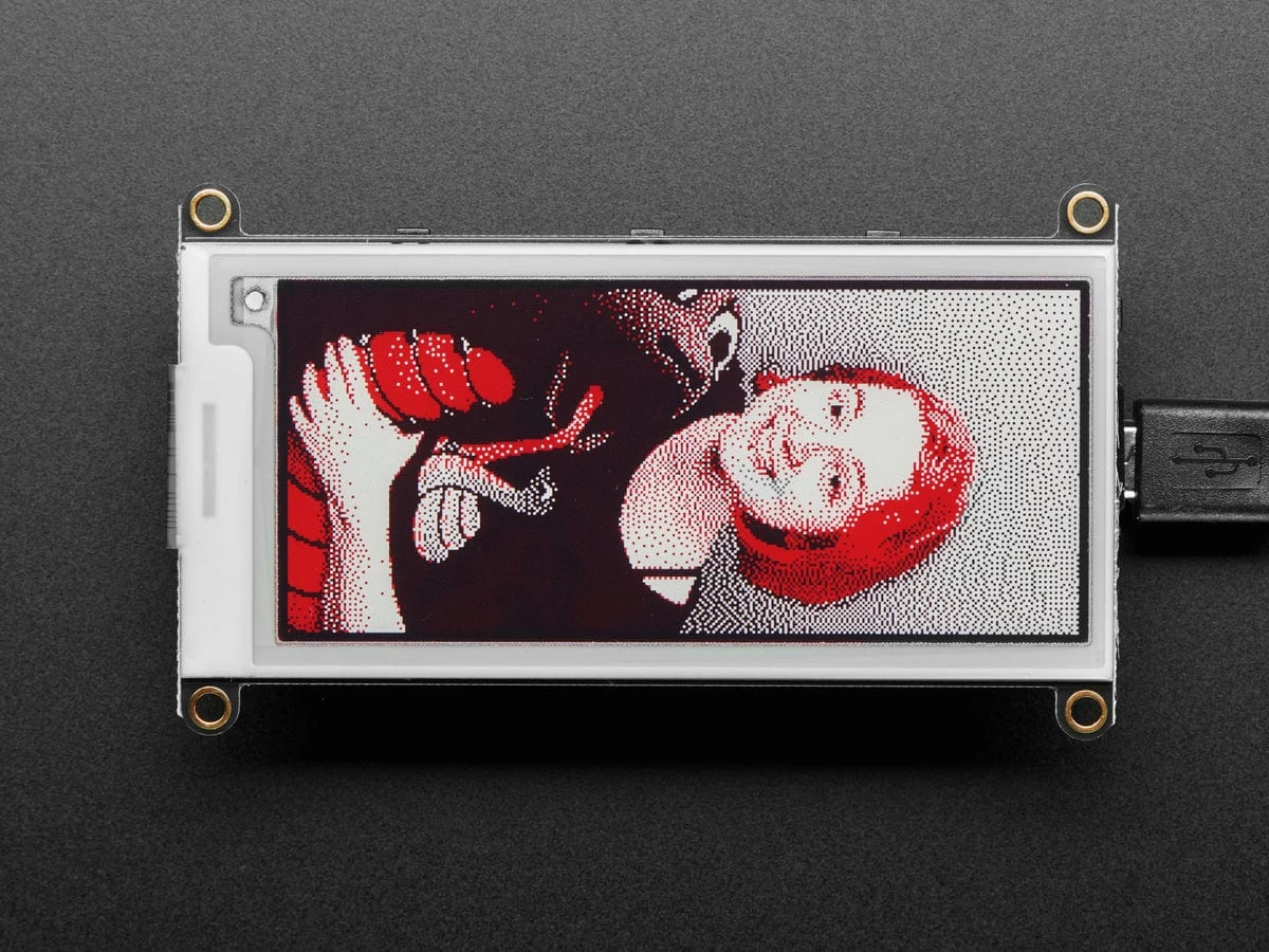 Adafruit 2.9" Tri-Color EInk / EPaper Display FeatherWing (Red Black White) 10 Adafruit 2.9" Tri-Color EInk / EPaper Display FeatherWing (Red Black White) - Image 8