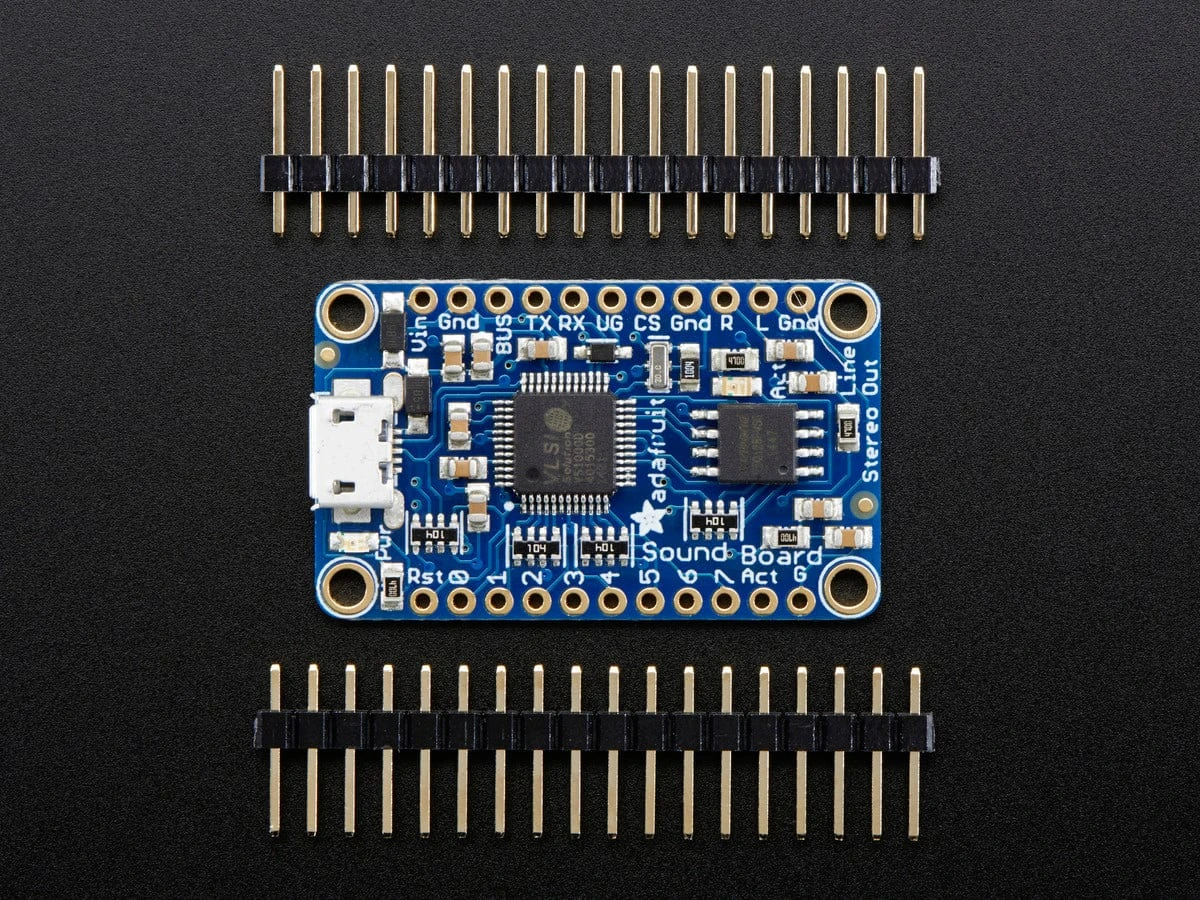 Adafruit Audio FX Mini Sound Board - WAV/OGG Trigger 16MB Flash 4 Adafruit Audio FX Mini Sound Board - WAV/OGG Trigger 16MB Flash - Image 2