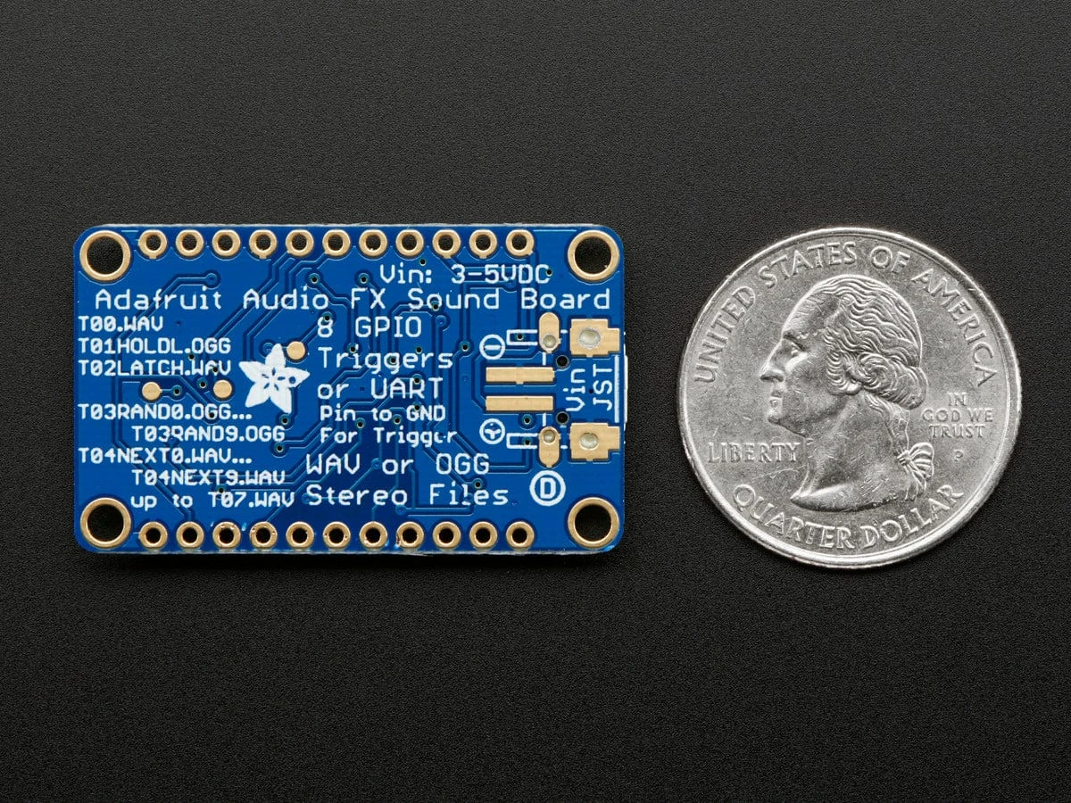 Adafruit Audio FX Mini Sound Board - WAV/OGG Trigger 16MB Flash 7 Adafruit Audio FX Mini Sound Board - WAV/OGG Trigger 16MB Flash - Image 5
