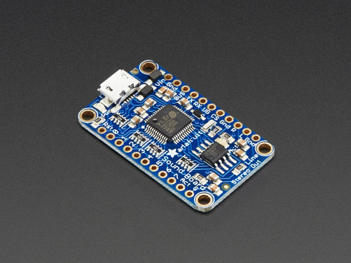 Adafruit Audio FX Mini Sound Board - WAV/OGG Trigger - 2MB Flash 3 Adafruit Audio FX Mini Sound Board - WAV/OGG Trigger - 2MB Flash