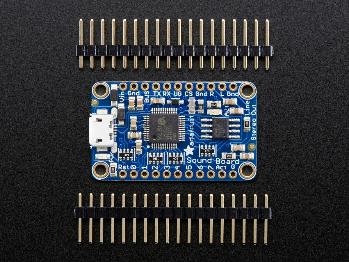 Adafruit Audio FX Mini Sound Board - WAV/OGG Trigger - 2MB Flash 4 Adafruit Audio FX Mini Sound Board - WAV/OGG Trigger - 2MB Flash - Image 2