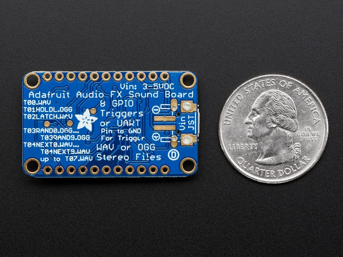Adafruit Audio FX Mini Sound Board - WAV/OGG Trigger - 2MB Flash 7 Adafruit Audio FX Mini Sound Board - WAV/OGG Trigger - 2MB Flash - Image 5