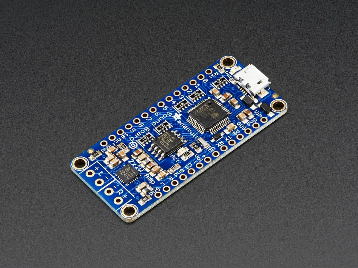 Adafruit Audio FX Sound Board + 2x2W Amp - WAV/OGG Trigger - 2MB 4 Adafruit Audio FX Sound Board + 2x2W Amp - WAV/OGG Trigger - 2MB - Image 2