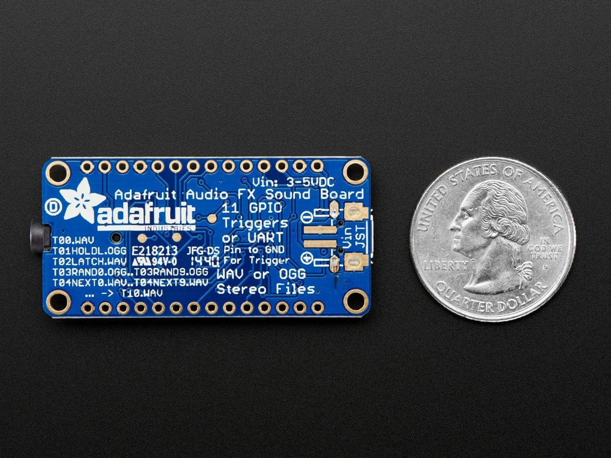 Adafruit Audio FX Sound Board - WAV/OGG Trigger With 16MB Flash 4 Adafruit Audio FX Sound Board - WAV/OGG Trigger With 16MB Flash - Image 2