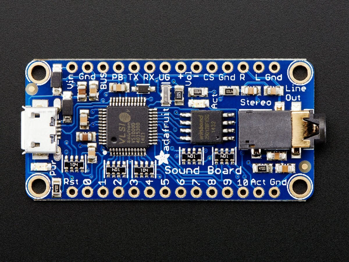 Adafruit Audio FX Sound Board - WAV/OGG Trigger With 16MB Flash 7 Adafruit Audio FX Sound Board - WAV/OGG Trigger With 16MB Flash - Image 5