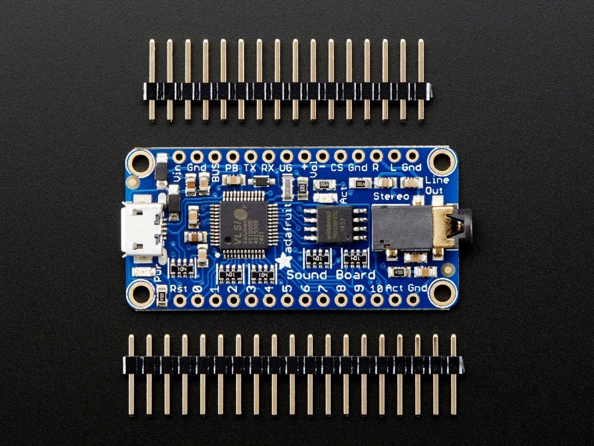Adafruit Audio FX Sound Board - WAV/OGG Trigger With 16MB Flash 8 Adafruit Audio FX Sound Board - WAV/OGG Trigger With 16MB Flash - Image 6