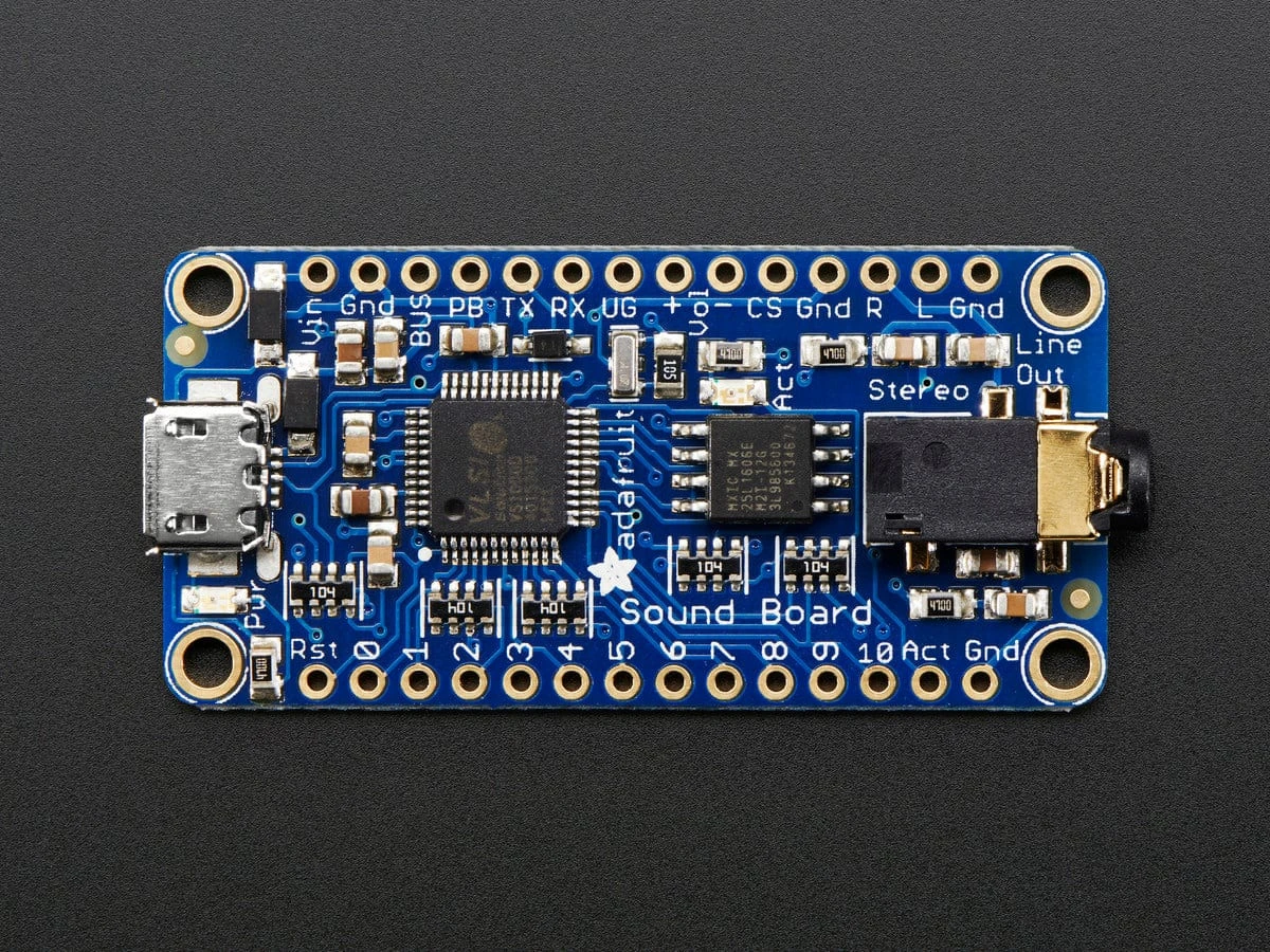 Adafruit Audio FX Sound Board - WAV/OGG Trigger With 2MB Flash 7 Adafruit Audio FX Sound Board - WAV/OGG Trigger With 2MB Flash - Image 5