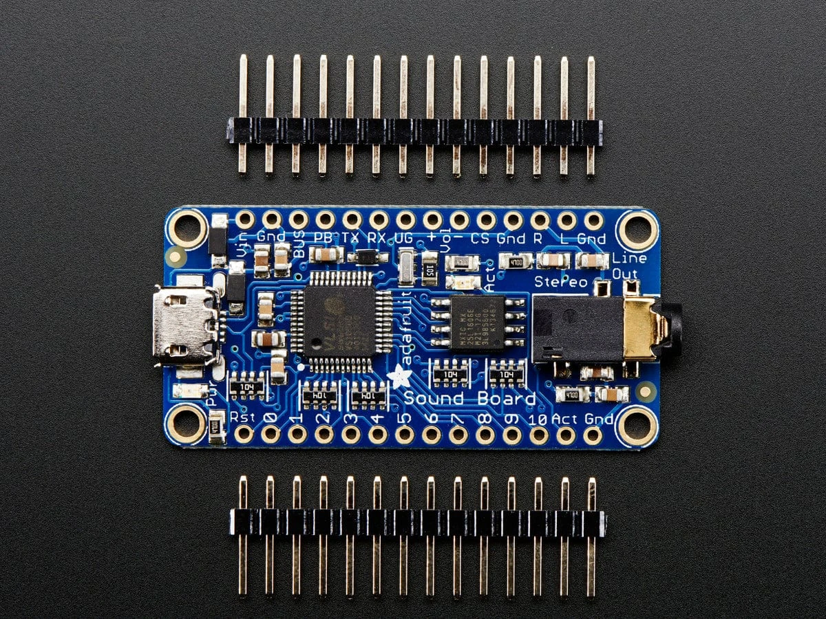 Adafruit Audio FX Sound Board - WAV/OGG Trigger With 2MB Flash 8 Adafruit Audio FX Sound Board - WAV/OGG Trigger With 2MB Flash - Image 6