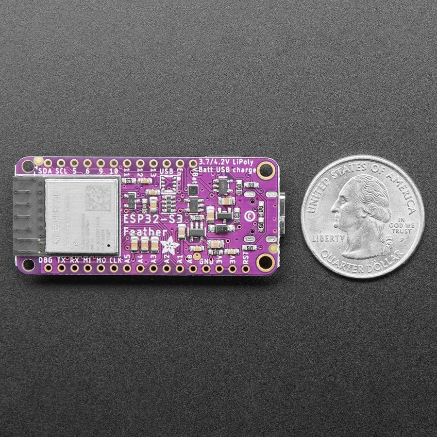 Adafruit ESP32-S3 TFT Feather - 4MB Flash, 2MB PSRAM, STEMMA QT 8 Adafruit ESP32-S3 TFT Feather - 4MB Flash, 2MB PSRAM, STEMMA QT - Image 6