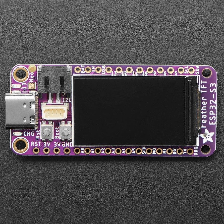 Adafruit ESP32-S3 TFT Feather - 4MB Flash, 2MB PSRAM, STEMMA QT 4 Adafruit ESP32-S3 TFT Feather - 4MB Flash, 2MB PSRAM, STEMMA QT - Image 2