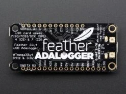 Adafruit Feather 32u4 Adalogger -Electronic Accessories Store adafruit feather 32u4 adalogger adafruit ada2795 28610441412803