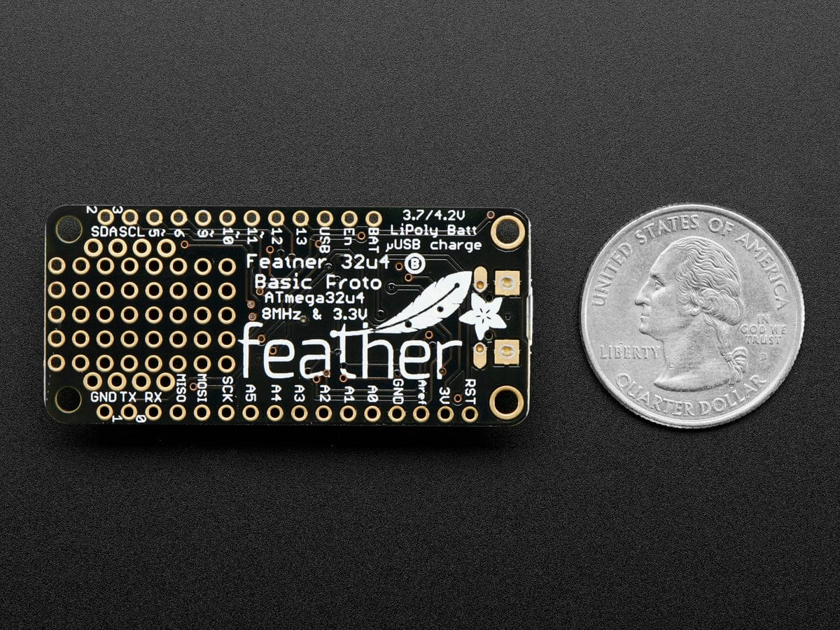 Adafruit Feather 32u4 Basic Proto 6 Adafruit Feather 32u4 Basic Proto - Image 4