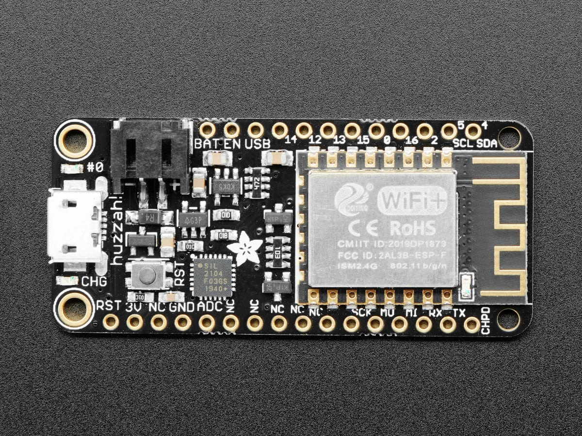 Adafruit Feather HUZZAH With ESP8266 - Loose Headers 4 Adafruit Feather HUZZAH With ESP8266 - Loose Headers - Image 2