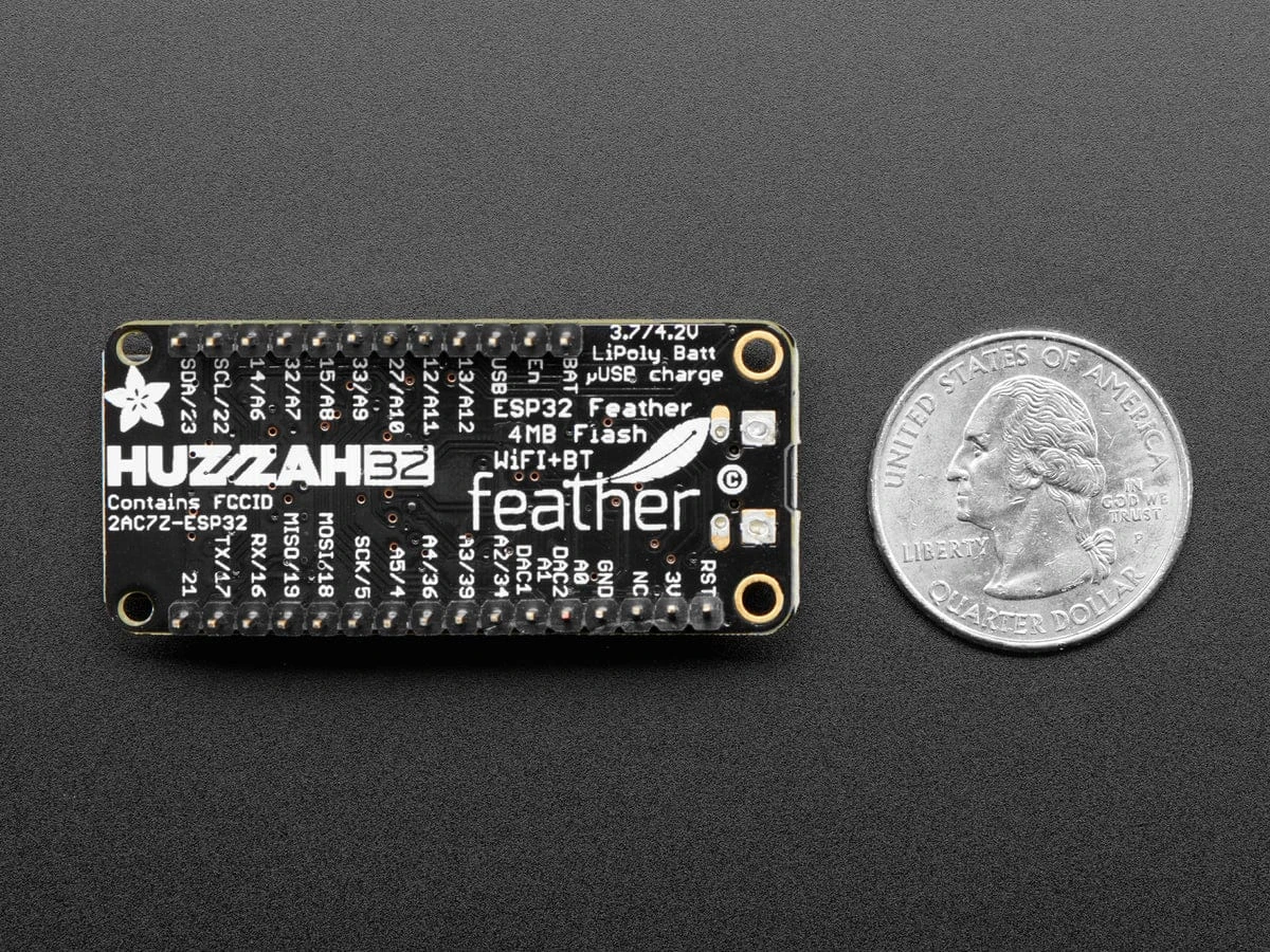 Adafruit HUZZAH32 – ESP32 Feather Board (pre-soldered) 6 Adafruit HUZZAH32 – ESP32 Feather Board (pre-soldered) - Image 4