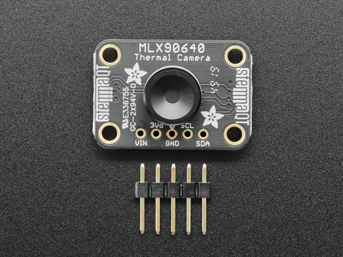 Adafruit MLX90640 24x32 IR Thermal Camera Breakout (110 Degree FoV) 5 Adafruit MLX90640 24x32 IR Thermal Camera Breakout (110 Degree FoV) - Image 3