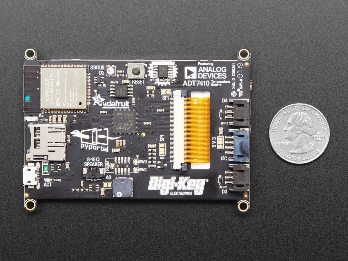 Adafruit PyPortal - CircuitPython Powered Internet Display 11 Adafruit PyPortal - CircuitPython Powered Internet Display - Image 9