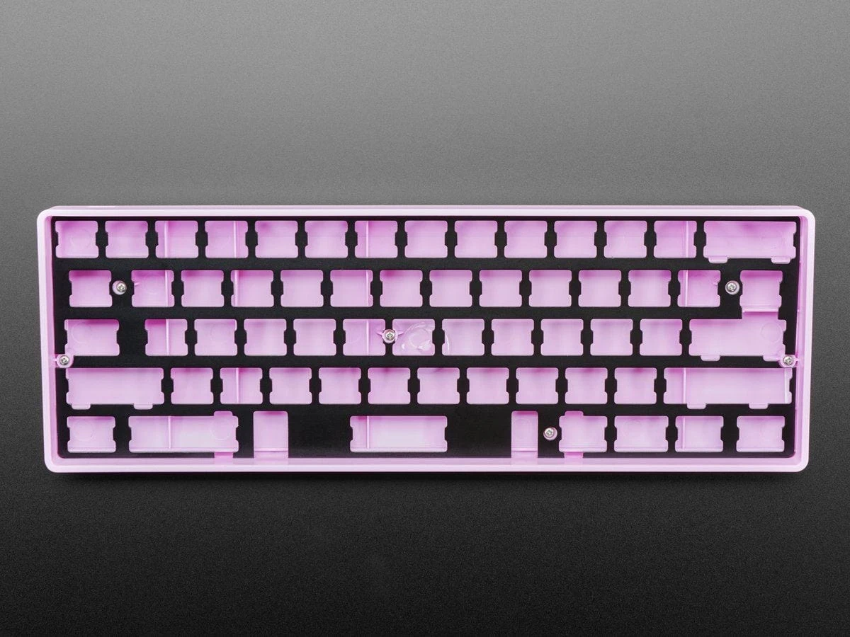 Anodized Black Aluminum Metal Keyboard Plate For GH60 Cases 5 Anodized Black Aluminum Metal Keyboard Plate For GH60 Cases - Image 3