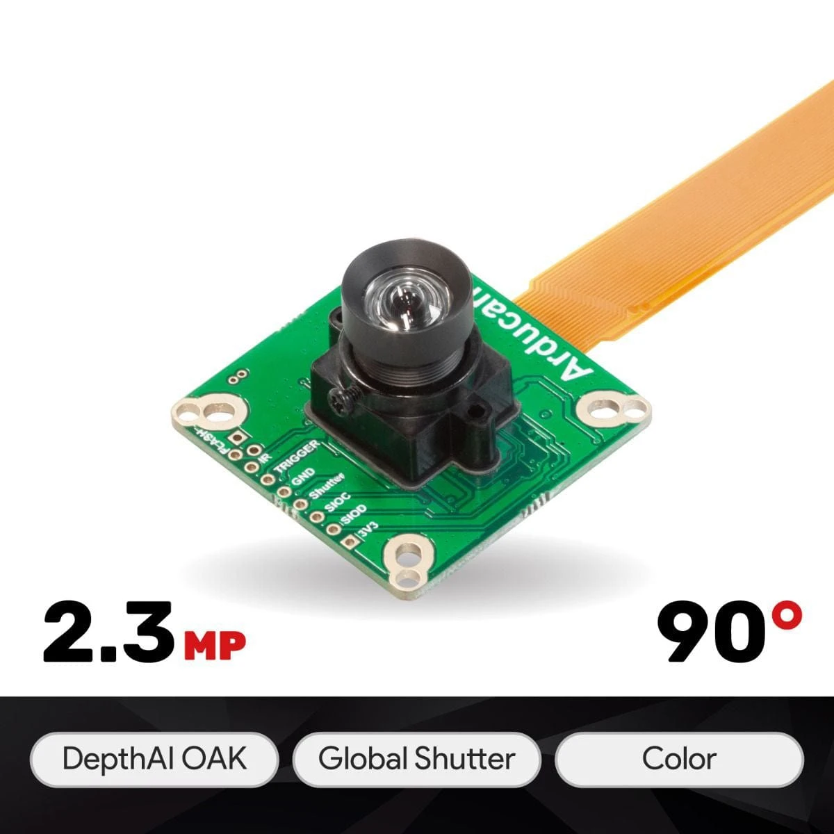 AR0234 Colour Global Shutter Camera Module For DepthAI OAK 4 AR0234 Colour Global Shutter Camera Module For DepthAI OAK - Image 2