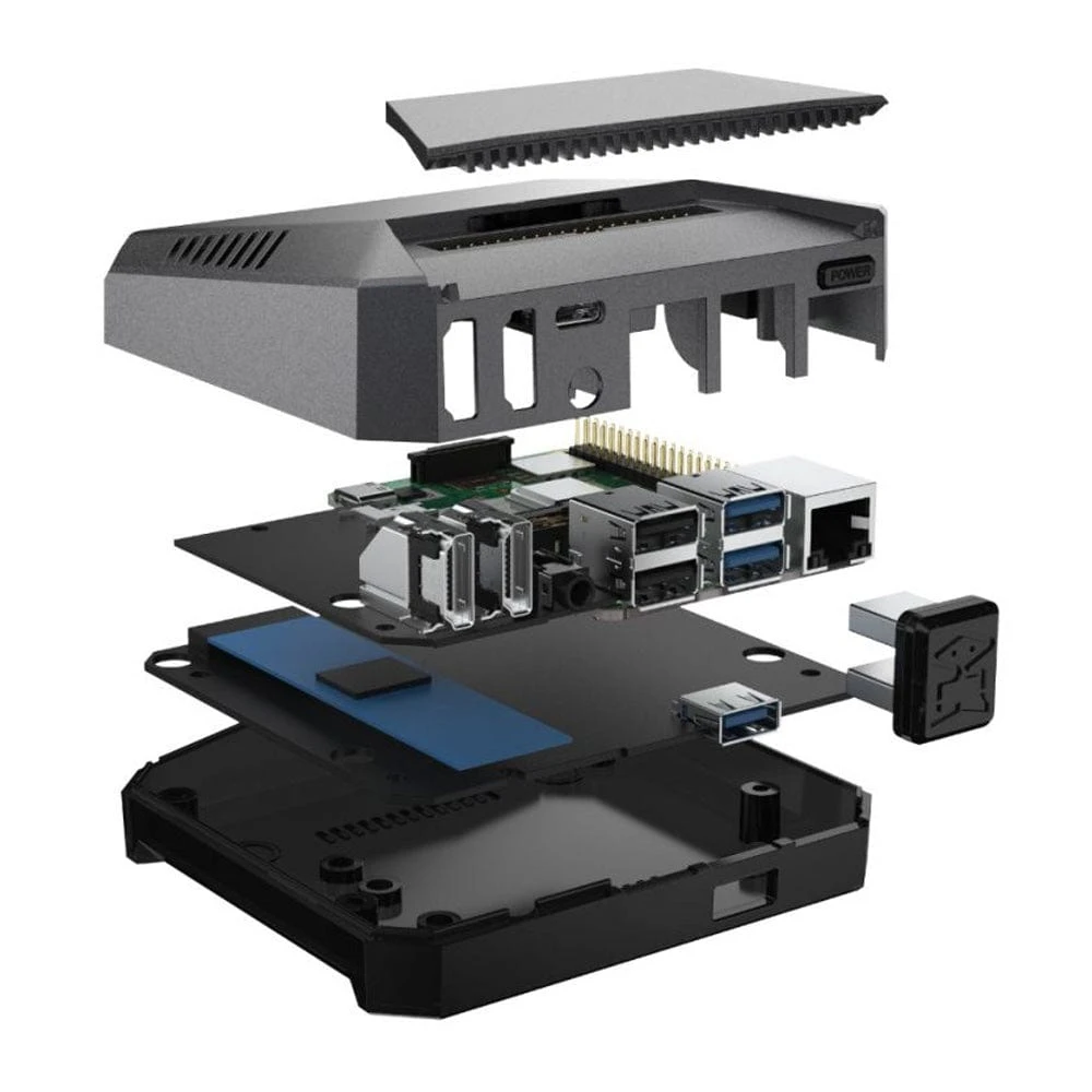 Argon ONE M.2 Raspberry Pi 4 Case 4 Argon ONE M.2 Raspberry Pi 4 Case - Image 2