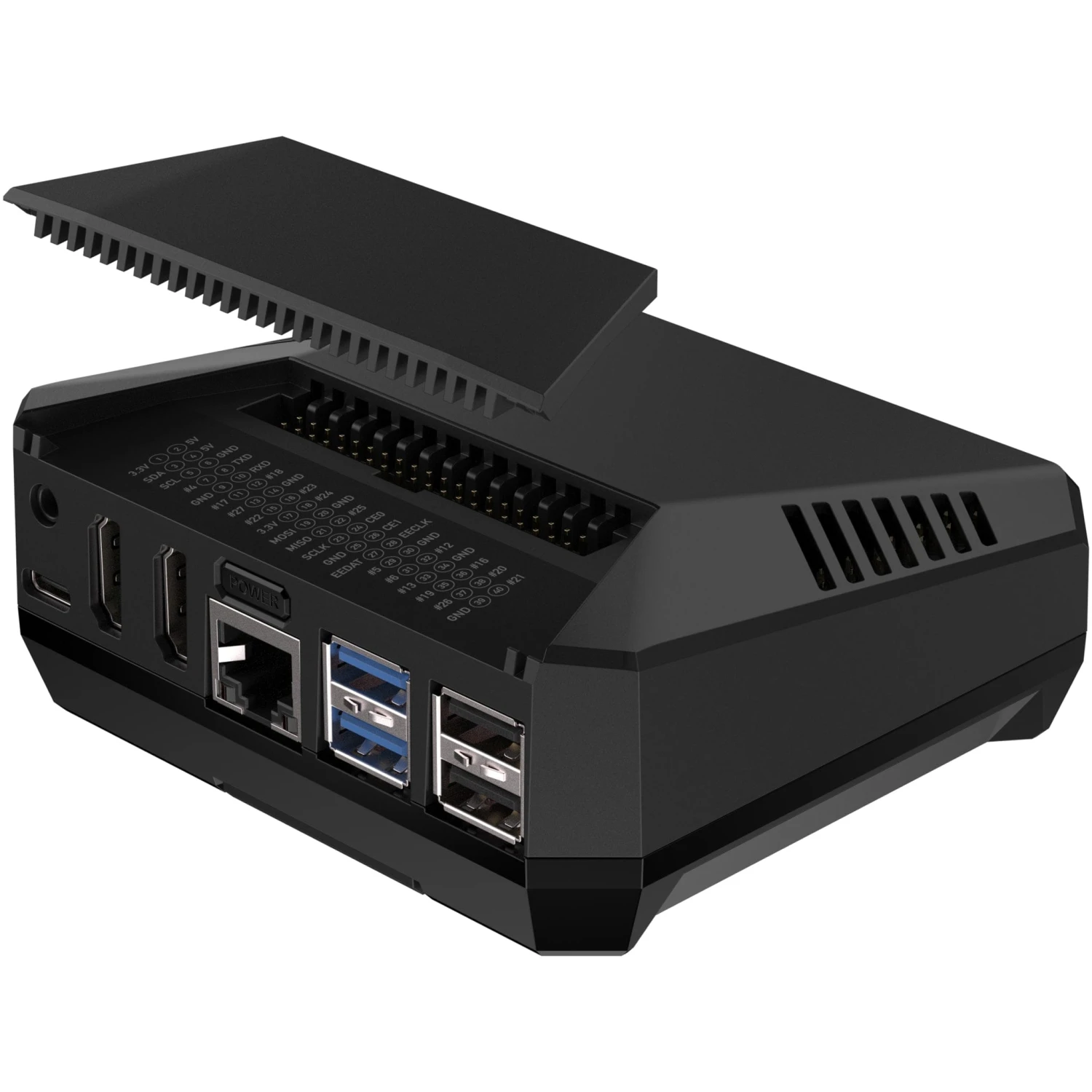 Argon ONE V3 M.2 NVME Raspberry Pi 5 Case 5 Argon ONE V3 M.2 NVME Raspberry Pi 5 Case - Image 3