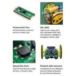 Autonomous Robotics Platform For Pico 14 Autonomous Robotics Platform For Pico -Electronic Accessories Store autonomous robotics platform for pico kitronik kit5335 30432471843011