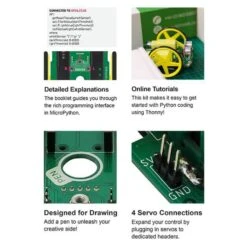 Autonomous Robotics Platform For Pico 15 Autonomous Robotics Platform For Pico -Electronic Accessories Store autonomous robotics platform for pico kitronik kit5335 30432471875779