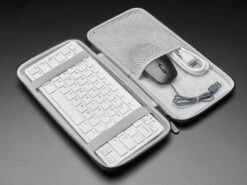 Black Zipper Sleeve Case With Handle For Raspberry Pi 400