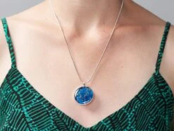 Blue Circuit Board Pendant Necklace With Silver Chain 23 Blue Circuit Board Pendant Necklace With Silver Chain -Electronic Accessories Store blue circuit board pendant necklace with silver chain the pi hut ada3916 28610393374915