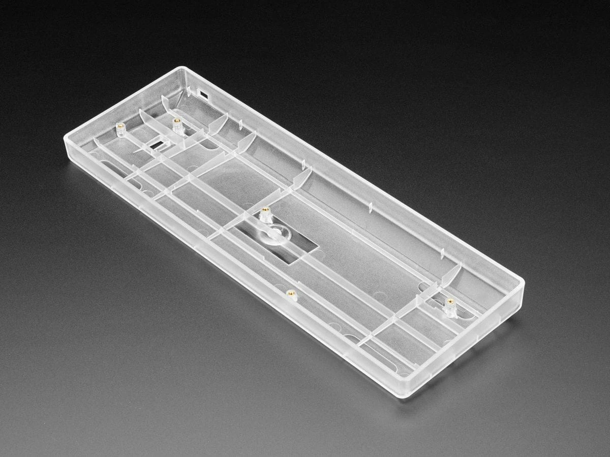 Clear Plastic 60% / GH60 Keyboard Shell 3 Clear Plastic 60% / GH60 Keyboard Shell