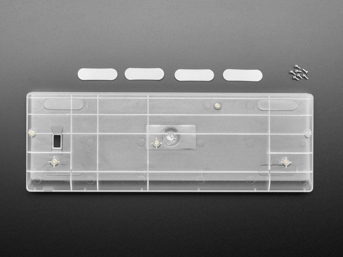 Clear Plastic 60% / GH60 Keyboard Shell 4 Clear Plastic 60% / GH60 Keyboard Shell - Image 2