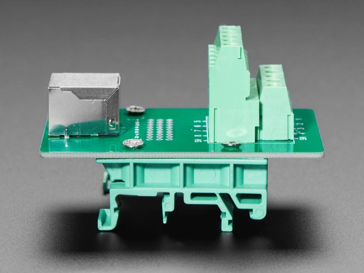 DIN Rail RJ-45 To Terminal Block Adapter (Right Angle Jack) 5 DIN Rail RJ-45 To Terminal Block Adapter (Right Angle Jack) - Image 3