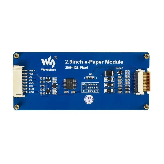 E-Ink Display Module - 2.9" (296x128) 4 E-Ink Display Module - 2.9" (296x128) - Image 2