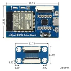 ESP32 Universal E-Paper Driver Board 17 ESP32 Universal E-Paper Driver Board -Electronic Accessories Store esp32 universal e paper driver board waveshare wav 15823 36801652392131